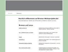 Tablet Screenshot of bremer-wohnprojekte.de